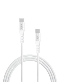 CALK 60W Type-C to Type-C Universal Data Transmission and Fast Charging Cable For Samsung S23 Ultra and All Type-C Ported Android Smartphones  - Image 2
