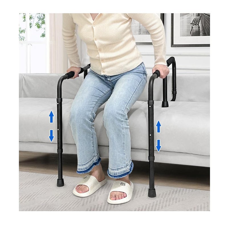 Mybow Couch Stand Assist Chair Assist for Elderly Sit to Stand Grab Bar Standing Aids for Seniors Couch Cane Stand Up Assistance Handle Chair Lift Assist Devices Daily Living Mobility Aid
