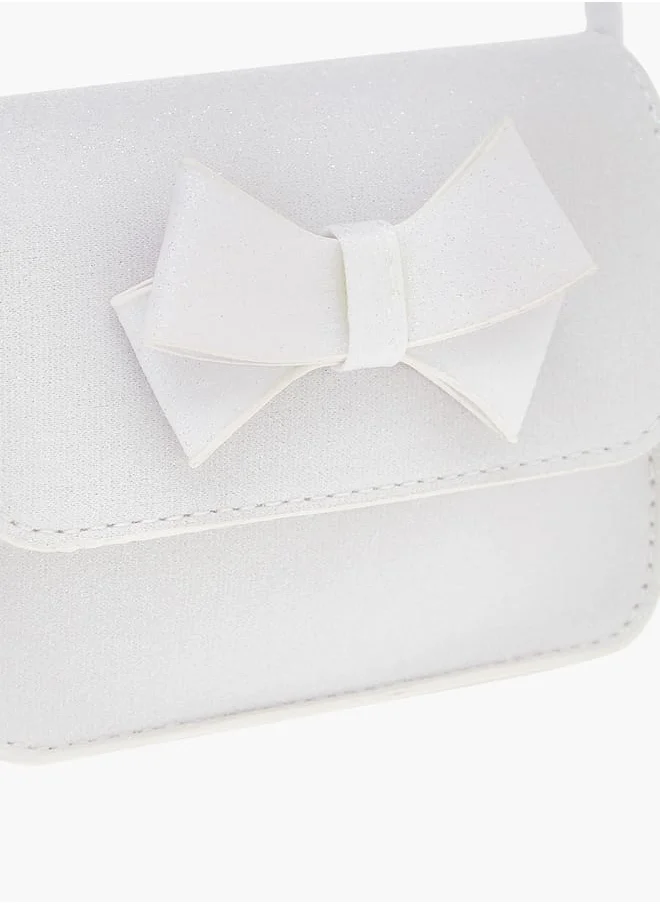 Flora Bella By Shoexpress Girls Embellished Crossbody Bag With Adjustable Strap And Magnetic Closure Ramadan Collection
