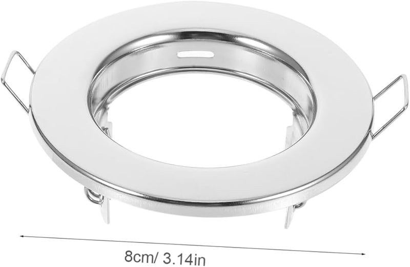 White Recessed LED Ceiling Light Trim Cover Easy Installation For Spotlights - Image 3