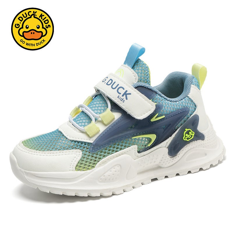 Yellow Duck Summer Single Net Torre Shoes Velcro Children'S Shoes Hollow Hpn6227 - Image 1