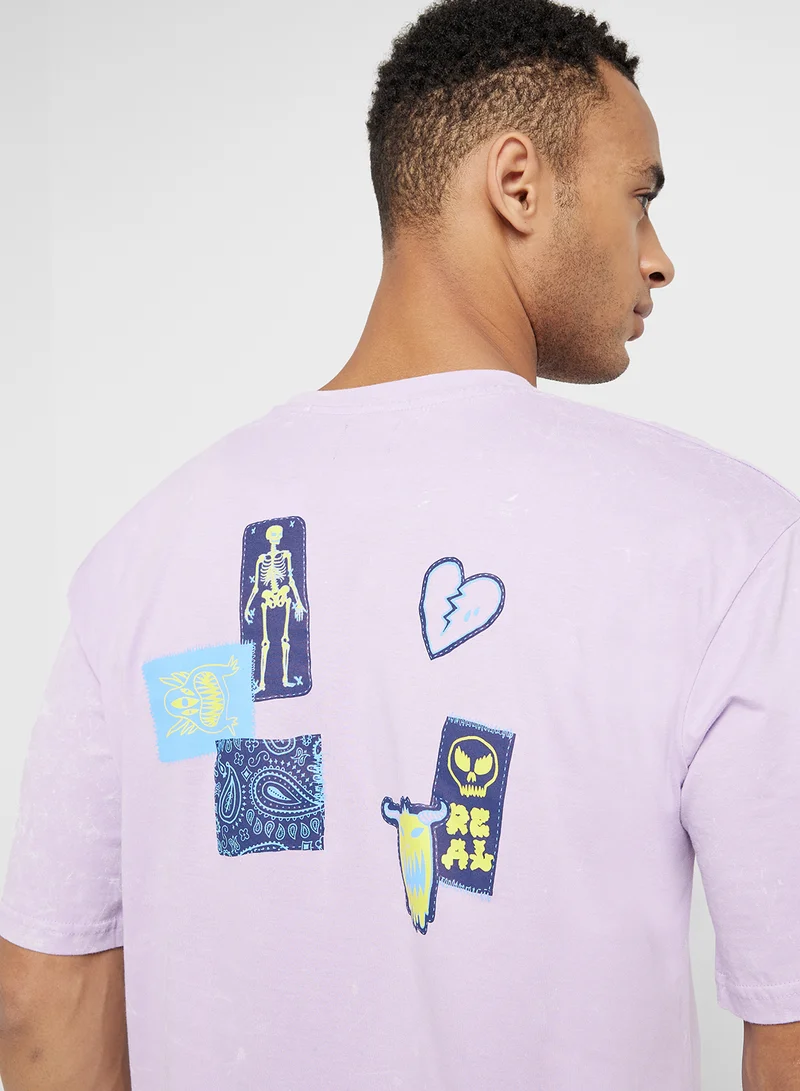 Seventy Five Oversized Graphic Tee