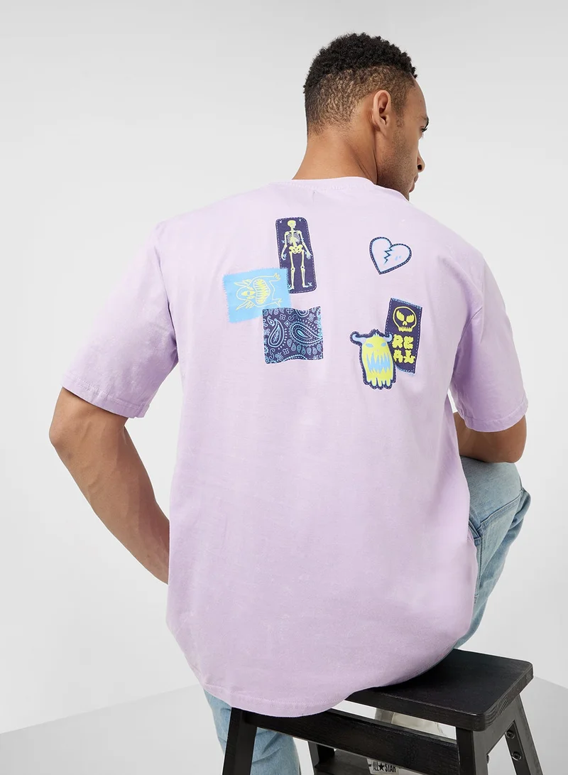 Seventy Five Oversized Graphic Tee