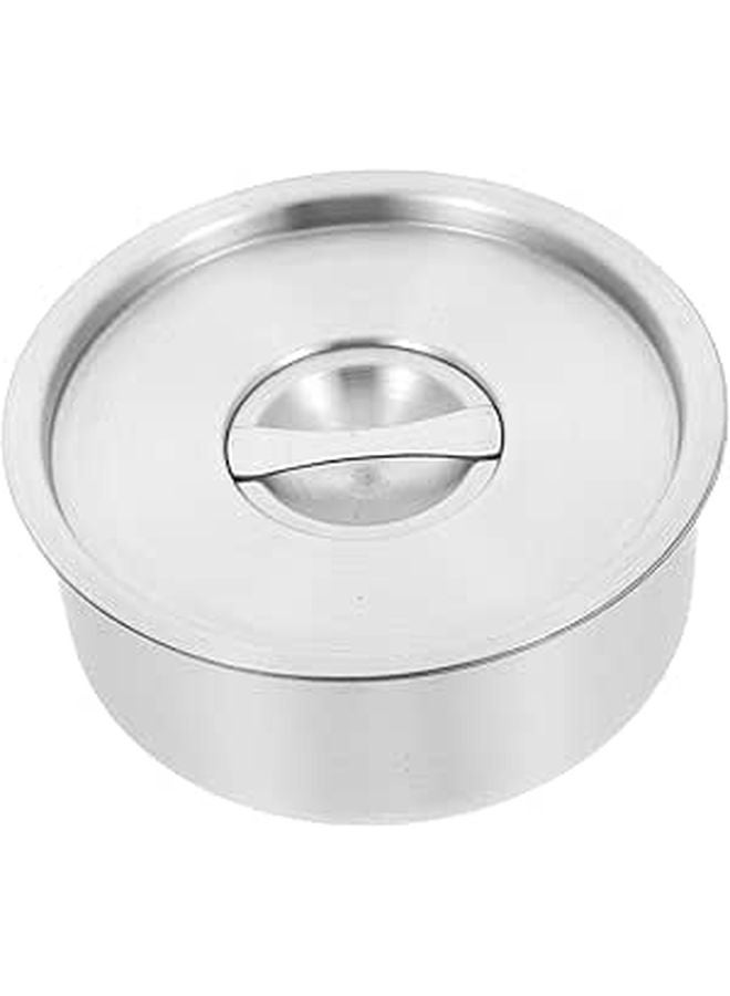 Stainless Steel Steaming Bowl With Lid High Low Temperature Resistant For Food Prep - Image 1