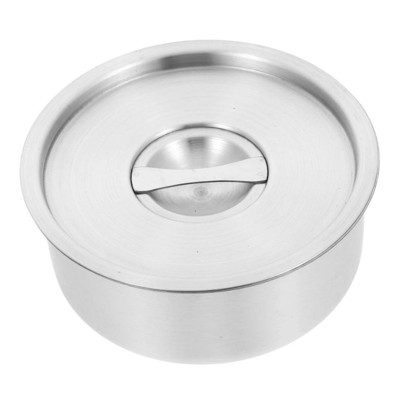 Stainless Steel Steaming Bowl With Lid High Low Temperature Resistant For Food Prep - Image 2