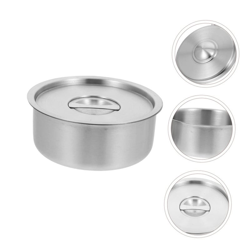 Stainless Steel Steaming Bowl With Lid High Low Temperature Resistant For Food Prep - Image 4