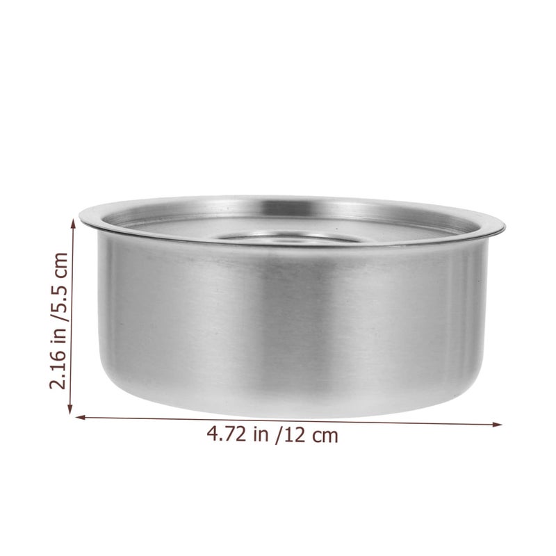 Stainless Steel Steaming Bowl With Lid High Low Temperature Resistant For Food Prep - Image 3