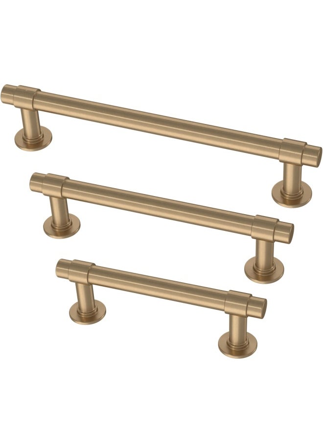 Franklin Brass - Franklin Brass Straight Bar Cabinet Pull  Champagne Bronze  5-1 16   128mm  Drawer Handle  10 Pack  P29618Z-CZ-B - Image 1