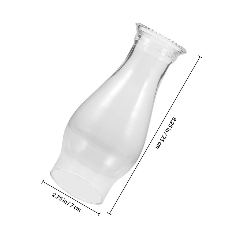 Glass Oil Lamp Chimney Replacement 7 5cm Top Diameter Vintage Kerosene Lamp Shade for Indoor Emergency and Decorative Lighting - Image 3
