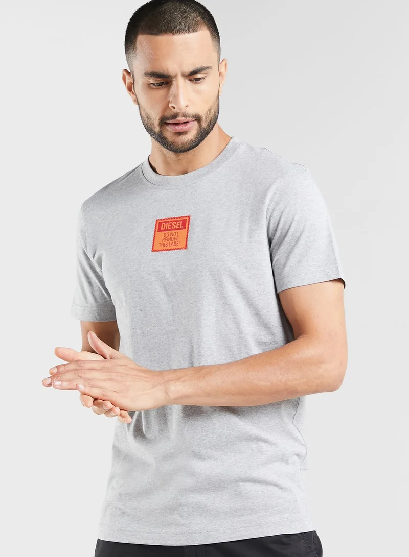 DIESEL Logo Crew Neck T-Shirt