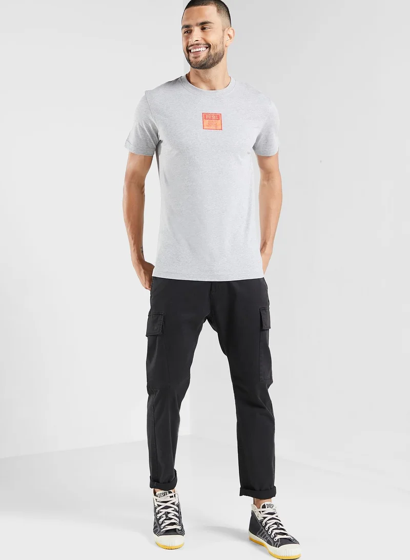 DIESEL Logo Crew Neck T-Shirt