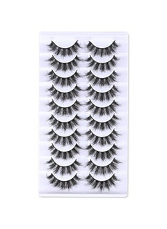 FARRED Mink Lashes Wispy Eyelashes Natural False Lashes Fluffy Strip Eyelash 8D Fake Lashes Natural Look For Doll Eyes Short Thin Faux Spikes Pestañas That Looks Like Volume Extension (Z11|1117Mm)  - Image 2