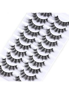 FARRED Mink Lashes Wispy Eyelashes Natural False Lashes Fluffy Strip Eyelash 8D Fake Lashes Natural Look For Doll Eyes Short Thin Faux Spikes Pestañas That Looks Like Volume Extension (Z11|1117Mm)  - Image 5