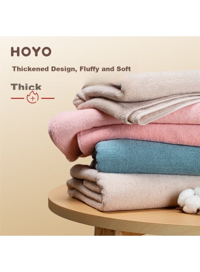 Hoyo Bath Towel For Men, Class A Absorbent Antibacterial Bath Towel For Adults, Pure Cotton Bath Towel For Men And Women, 70*140cm - Image 1