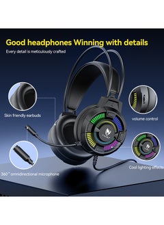 T-WOLF Luminous Wired Gaming Headset  - Image 2