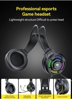 T-WOLF Luminous Wired Gaming Headset  - Image 4