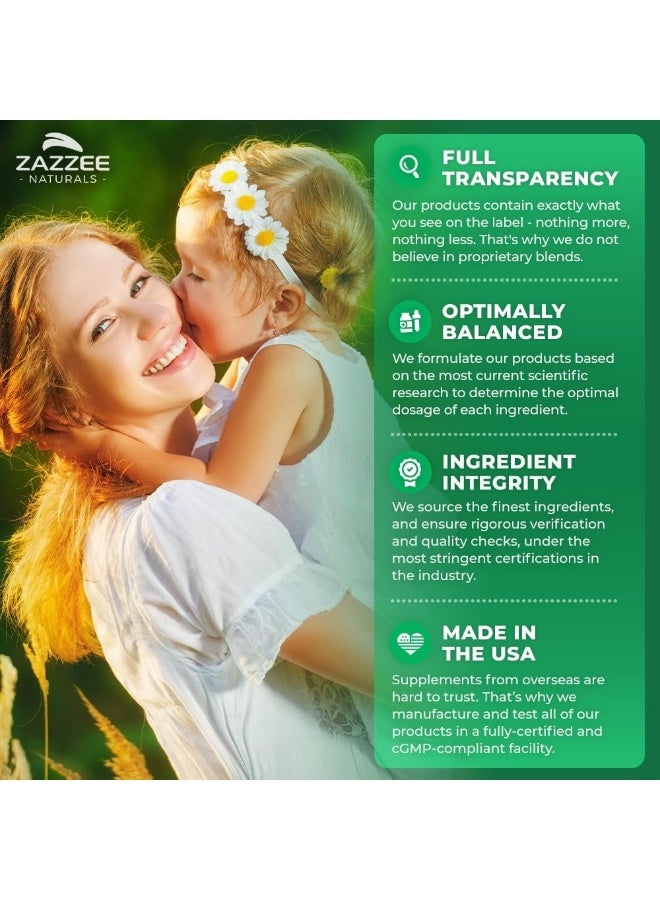 Zazzee Organic Vitex 500 mg Capsules for Women - Image 5