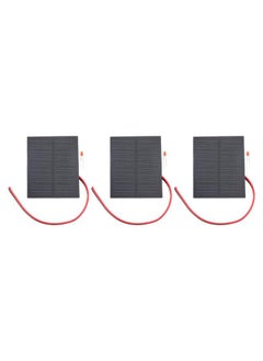 Thoraya Solar Cell Kit Monocrystalline 2W Small Solar Panel with Cable for DIY Science Project LED Light Phone Charger  - Image 1