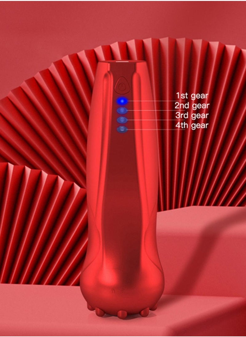 Generic - Dynamic Smart Cupping Therapy Kit, Cellulite Massage Tool 3 in 1 Removal Cellulite Massage Tool with 4 Suction Grade Grade with 6 Cups (Red) - Image 1