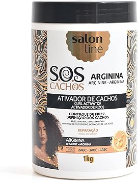 Salon Line SOS منشط تجعيد الشعر أرجينين إصلاح خط الصالون 1 كجم - Image 1