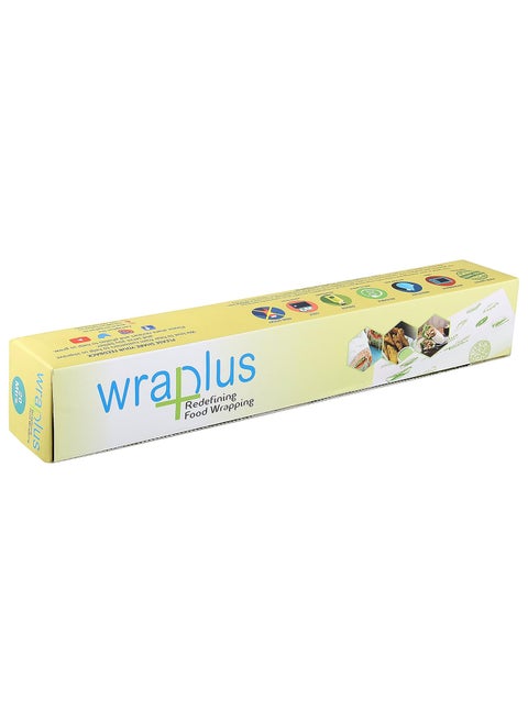 WRAPLUS REDEFINING FOOD WRAPPING Multipurpose r 20 Meters Food Wrapping Paper Roll NonStick Butter Wrapping Paper Food Wrapping Paper Reheatable Non Stick Pack of 1