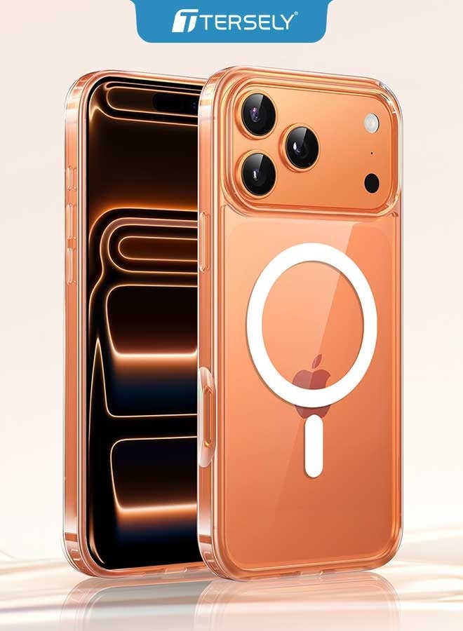 Tersely Crystal Case Cover for iPhone 17 Pro Max 6.9-inch 2025, Compatible with MagSafe, Scratch-Resistant Back, Anti-Scratch Clear Back Magnetic Slim - Image 1