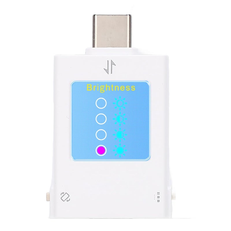 تصميم خليجي عملي شائع اختبار الشحن السريع متعدد البروتوكولات من Eujgoov، مقياس التيار والجهد USB C بقدرة 600 واط للشواحن والهواتف وأجهزة الكمبيوتر المحمولة (B10 أبيض) جودة موثوقة عامة مواد مصقولة صلبة - Image 1