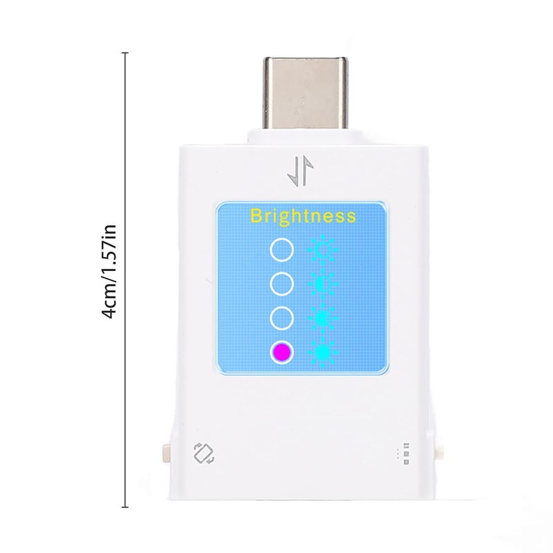 تصميم خليجي عملي شائع اختبار الشحن السريع متعدد البروتوكولات من Eujgoov، مقياس التيار والجهد USB C بقدرة 600 واط للشواحن والهواتف وأجهزة الكمبيوتر المحمولة (B10 أبيض) جودة موثوقة عامة مواد مصقولة صلبة - Image 2