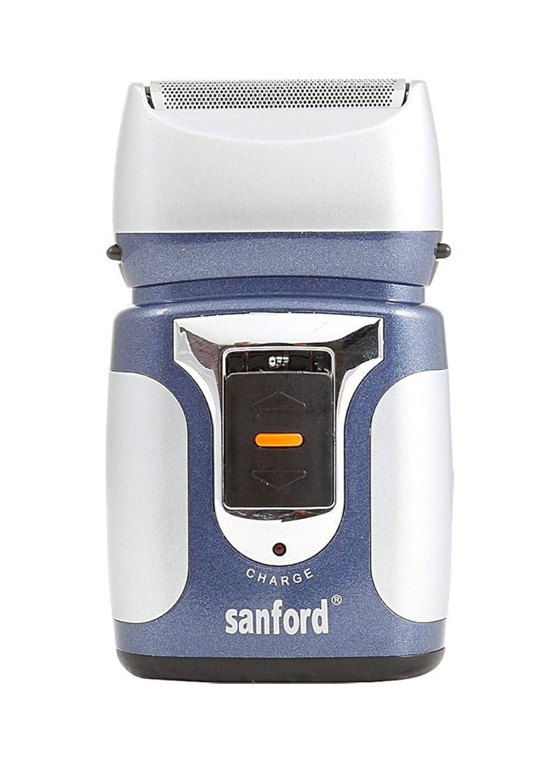 Sanford SF1977MS Double Blade Hair Clipper Blue/Siver - Image 1