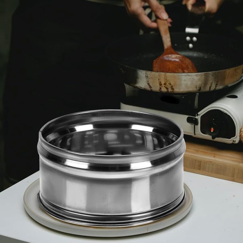 سلة بخارية من الفولاذ المقاوم للصدأ مكثفة التوصيل الحراري المتساوي سهلة التنظيف أداة مطبخ - Image 3