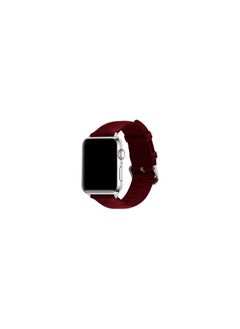 Apple Watch Band 41mm/40mm/38mm Premium Leather Band Buckle Strap Wristband Maroon