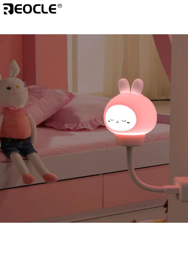 ريوكل ضوء ليلي USB ٣ مستويات مع جهاز تحكم عن بعد قابل للبرمجة ومحمول صغير ٢ قطعة إضاءة لطيفة زخارف حماية للعين مناسبة للحفلات الداخلية غرفة النوم جانب السرير - Image 3
