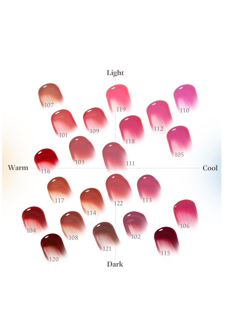 لاكا فروتي جلام تينت - شفاه مرطبة جيدًا 102 ندية 4.5 جم - Image 3