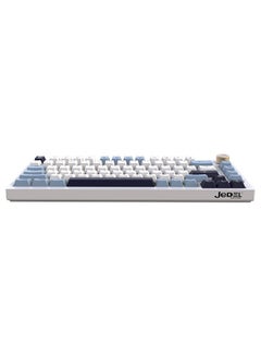 JeDEL WKL-100 RGB Wireless Gasket Mechanical Keyboard,Triple Mode Bluetooth5.0/2.4G/USB-C 87 Keys Hot Swappable Gaming Keyboard, 4000 mAh Battery 1.2'' HD OLED Display Volume Rotary Button for Games and Work  - Image 4