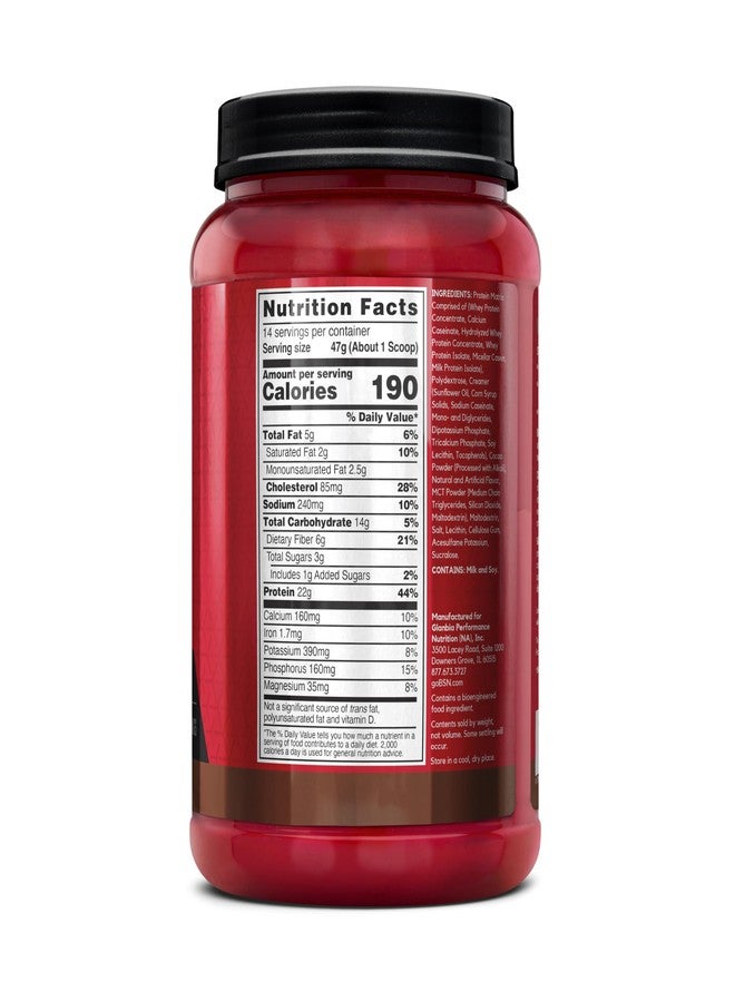 BSN SYNTHA-6 Premium Protein Powder with 6g of Fiber, Whey Isolate, Micellar Casein, Milk Protein Isolate, 5g of Fat, Chocolate Milkshake, 14 Servings, 1.45 Pound (Packaging May Vary) - Image 5