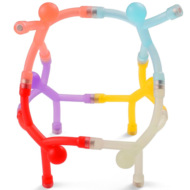 YOTNUS 6Pcs MagneticPeopleMagnetMen Magnetic Travel Toys for Kids Creative Portable and Educational Funny Magnets for Kids Small Toys for Classroom Prizes Easter Egg Stuffers Office - Image 3