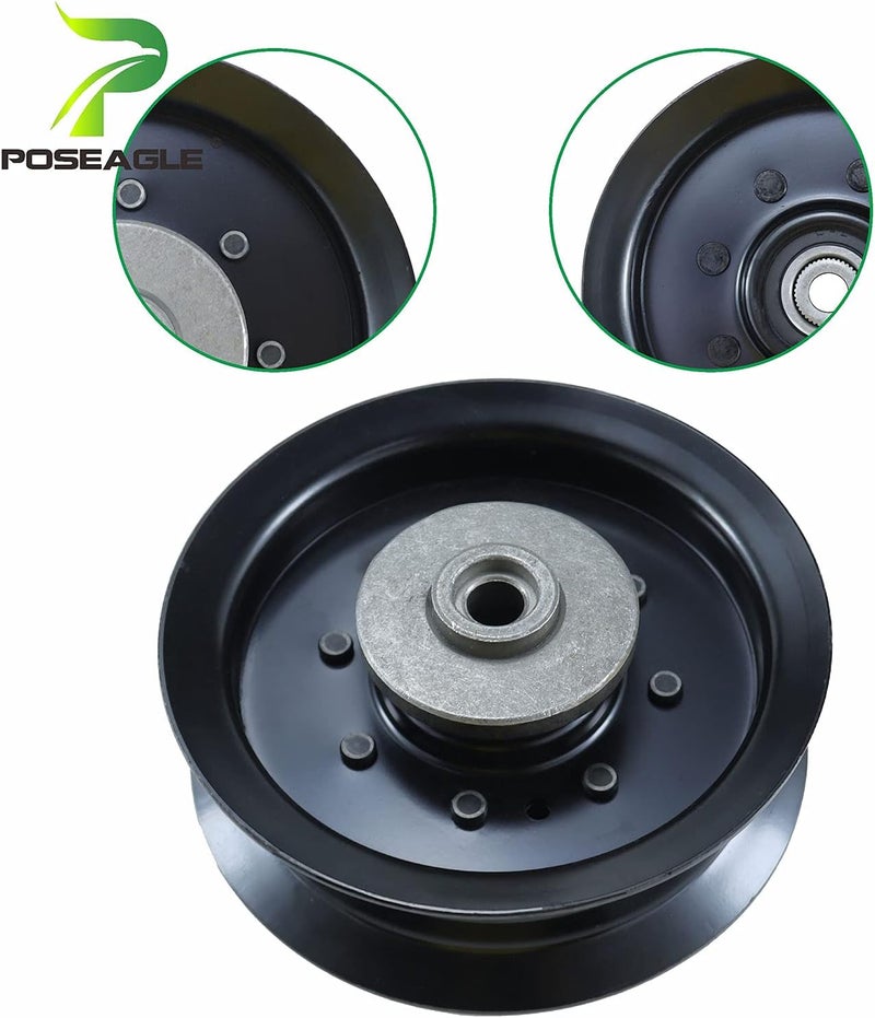 POSEAGLE 3 Pack 532196104 Husqvarna Idler Pulley Replaces Husqvarna 532196104 532197380 Husqvarna Idler Pulley 196104 197380 for Husqvarna RZ5424 Z254f YTH24v48 Z248f YTH2348 LGT2654 RZ4623 Lawn Decks - Image 4