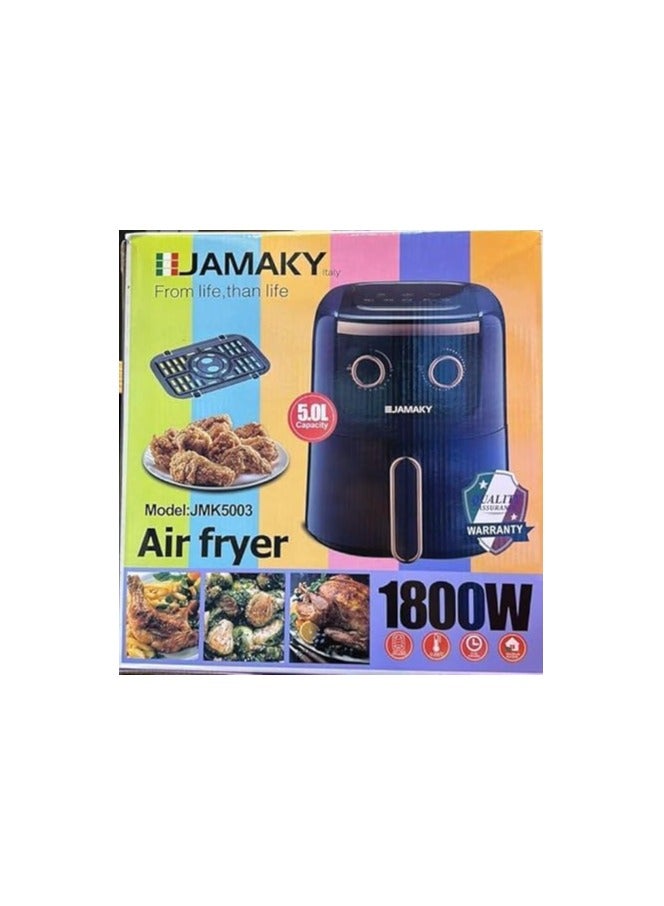 Jamaky Italy قلايه هوائيه 1800 وات 5 لتر من جاماكي JMK 5003 ايطالي  - Image 1