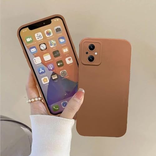 KC Back Cover for Vivo V60 5G / V60e 5G / Vivo T4 Pro 5G - Shockproof Soft Bumper Silicone Case with Camera Protection (Brown) - Image 5