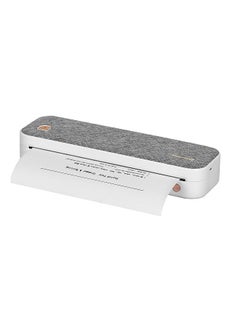 A4 Paper Printer Direct Thermal Transfer Wirless Printer Mobile 210mm Mini Mobile Photo Printer USB BT Connection with 1 Roll Thermal Paper