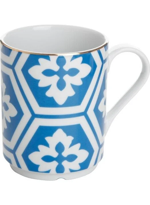 Porland Morocco Pattern2 Blue Mug 345cc 04A+P018893