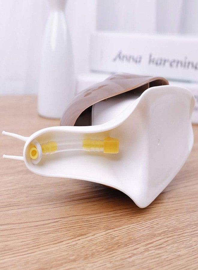 HomDSim 3 PCS Cartoon Snail Shape Liquid Soap Shampoo Dispensers Storage Box Case Containers,Pump Press Push-Type,Liquid Disinfectant Hands Lotion Bottle Hand Sanitizer Lotion Bottle 3 Colors - Image 5