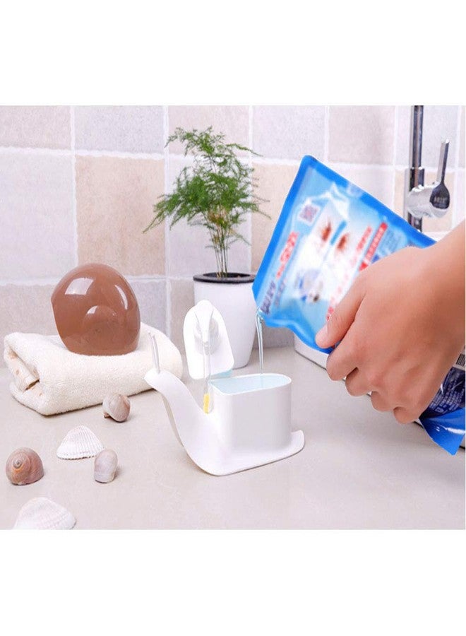 HomDSim 3 PCS Cartoon Snail Shape Liquid Soap Shampoo Dispensers Storage Box Case Containers,Pump Press Push-Type,Liquid Disinfectant Hands Lotion Bottle Hand Sanitizer Lotion Bottle 3 Colors - Image 4