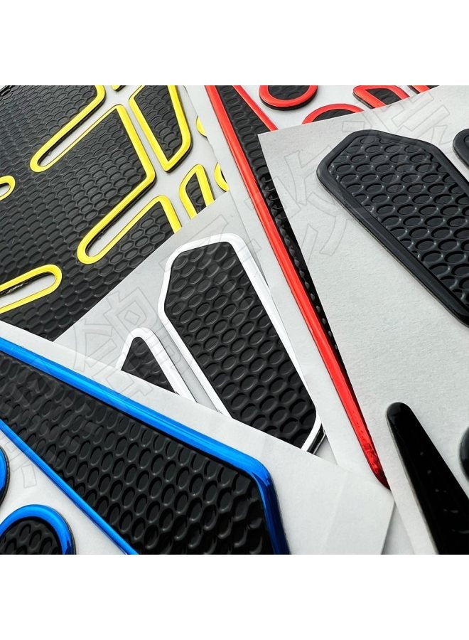 Suitable For Ktm Suzuki Honda Yamaha Motorcycle Stereo Waterproof Fuel Tank Sticker Decorative Fuel Tank Fish Bone Decal-Color:Suzuki 1 3m Non-adhesive Waterproof Non-slipvv-Size:Default Itemvv - Image 3