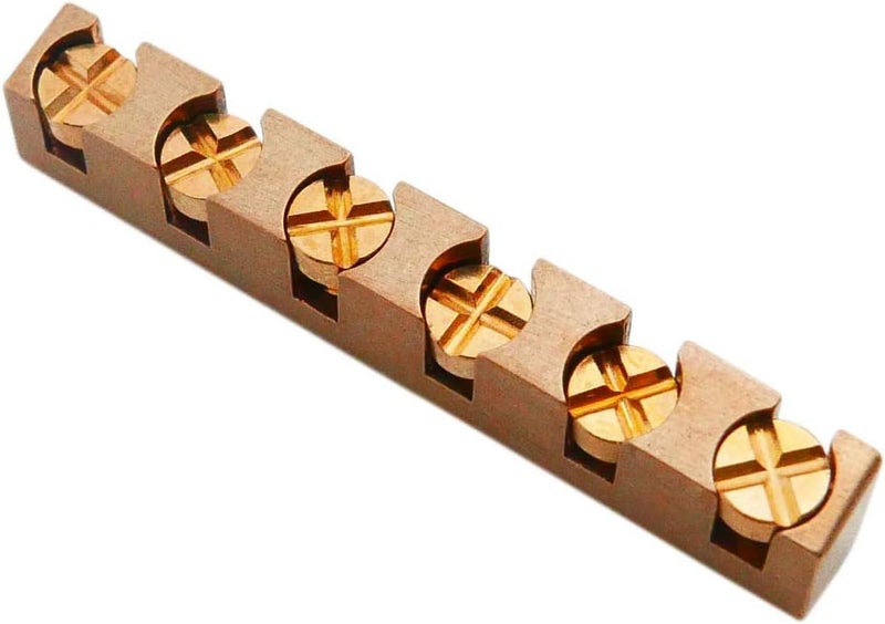 guyker 43mm Guitar Adjustable Brass Nut - Height Bell Nut Replacement Compatible with Gibson Les Paul LP SG Style Guitar - Image 1