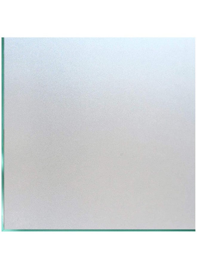 Coavas Coavas Window Privacy Film Frosted Glass Static Cling UV Sun Blocking Heat Control Window Tint Day and Night Insulation Home Bathroom Door Decorative Frosting Cover (35.4 x 157.5 Inch, Pure)  - Image 1