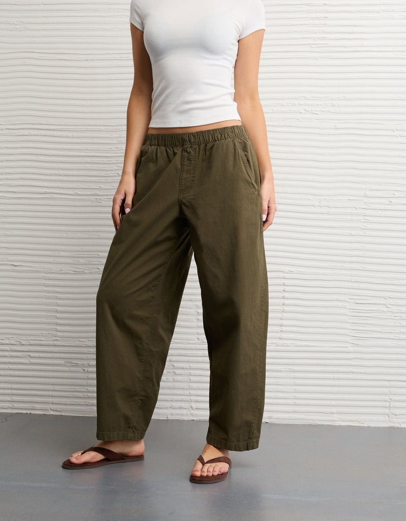 American Eagle AE Low-Rise Pull-On Barrel Pant - Image 2