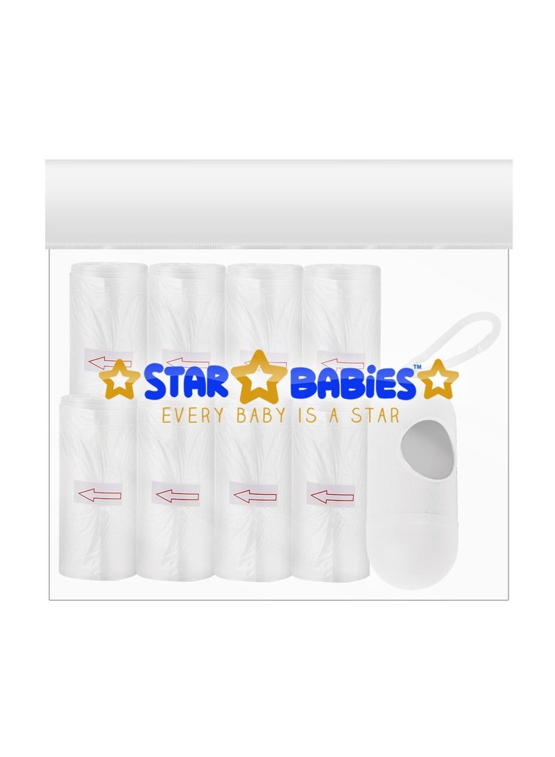 Star Babies Scented bag Pack of 8 with Dispenser - White - Image 2