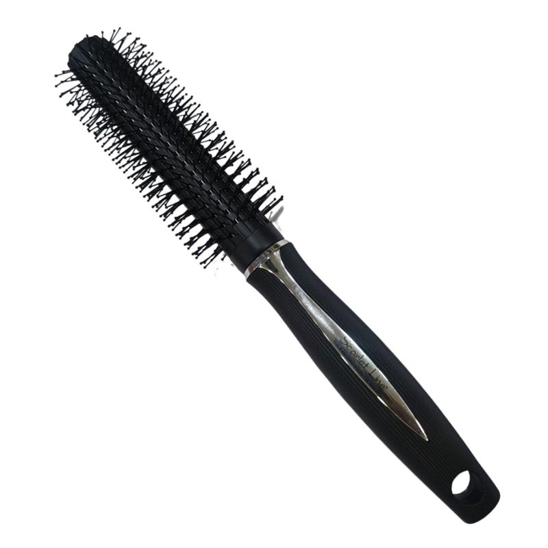 Scarlet Line Breeze Round Hair Brush with Strong flexible having Anti static ball tips For Adding Quick Curls Waves Volume In Hair ideal for Women all types - Image 1