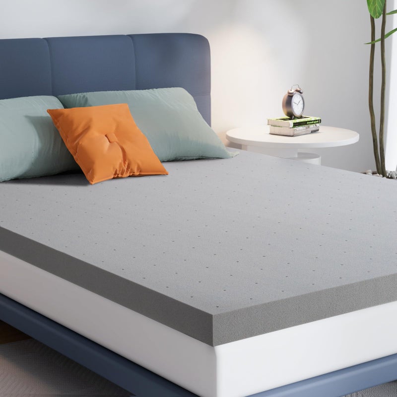 3 Inch Mattress Topper TwinGelInfused Memory Foam Mattress Topper for Soft  Cooling Sleep HighDensity Foam Single Bed Topper for Side Sleeper CertiPURUS CertifiedBed Ventilated Design